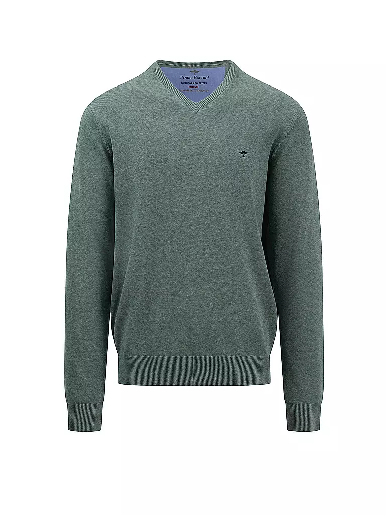 FYNCH HATTON Pullover petrol