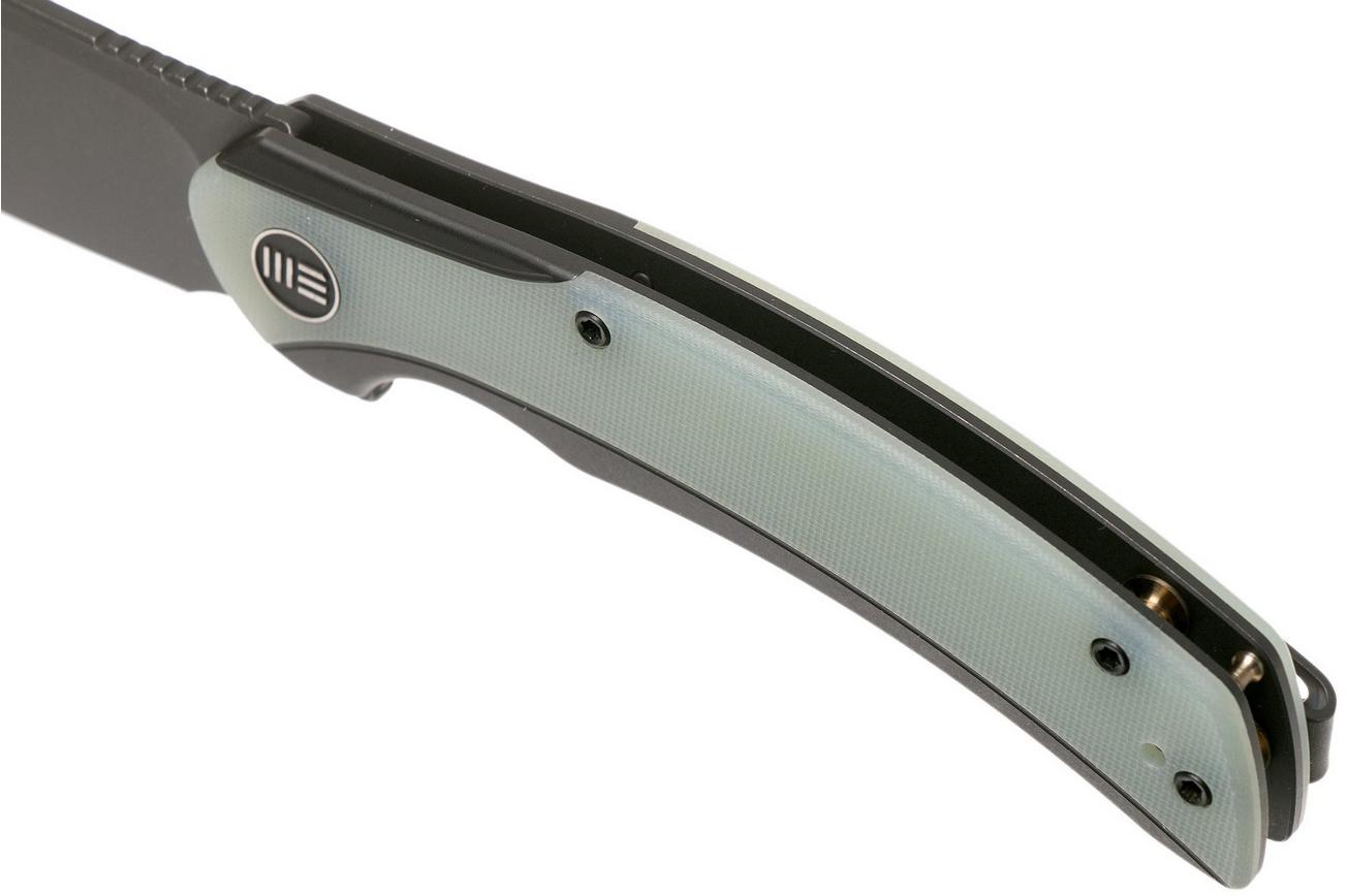 WE Knife Snick WE19022F-4 Blackwashed, Natural G10 zakmes