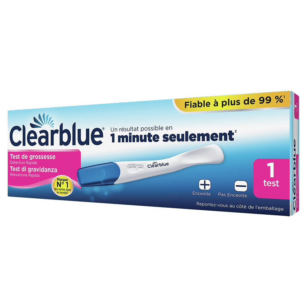 CLEARBLUE Schwangerschaftstest<br>1 Stück, Schnelle Erkennung