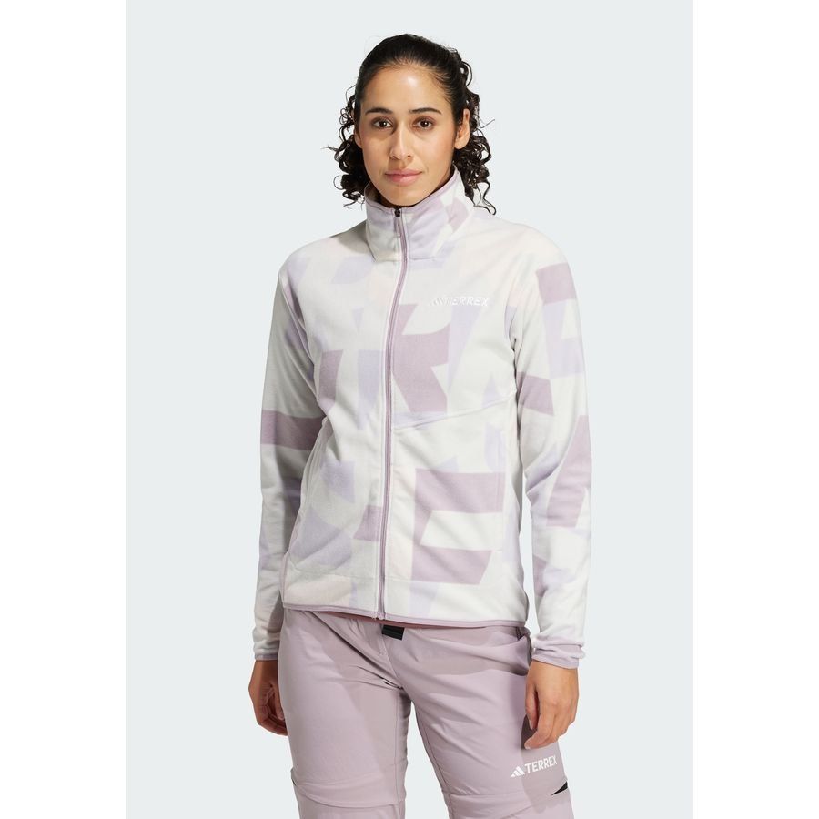 Adidas Terrex Multi Printed Full-Zip Fleece Jacket