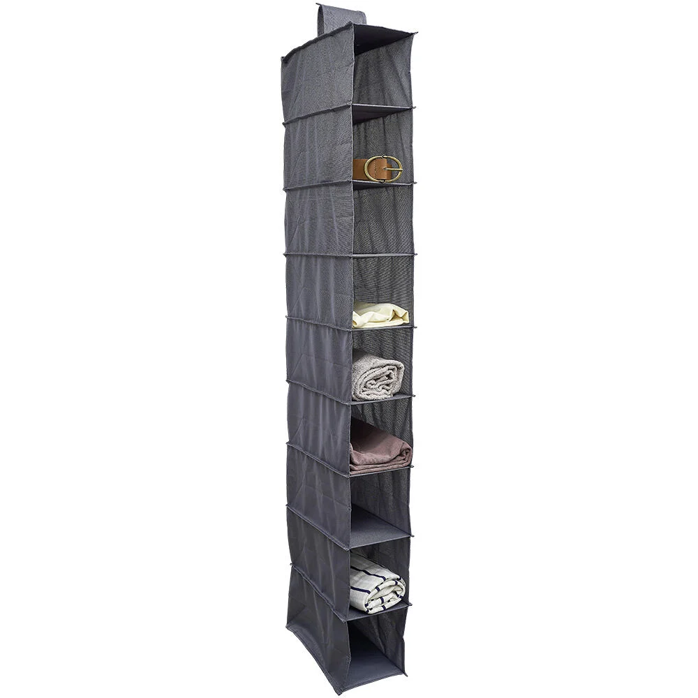 Organisateur de vêtements Gris - 9 niveaux - 32x15xH128 cm