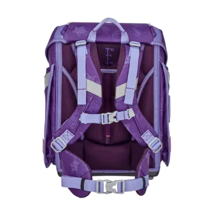 Scout Schulranzen-Set Genius Safety Light Lila Luna, 5-teilig