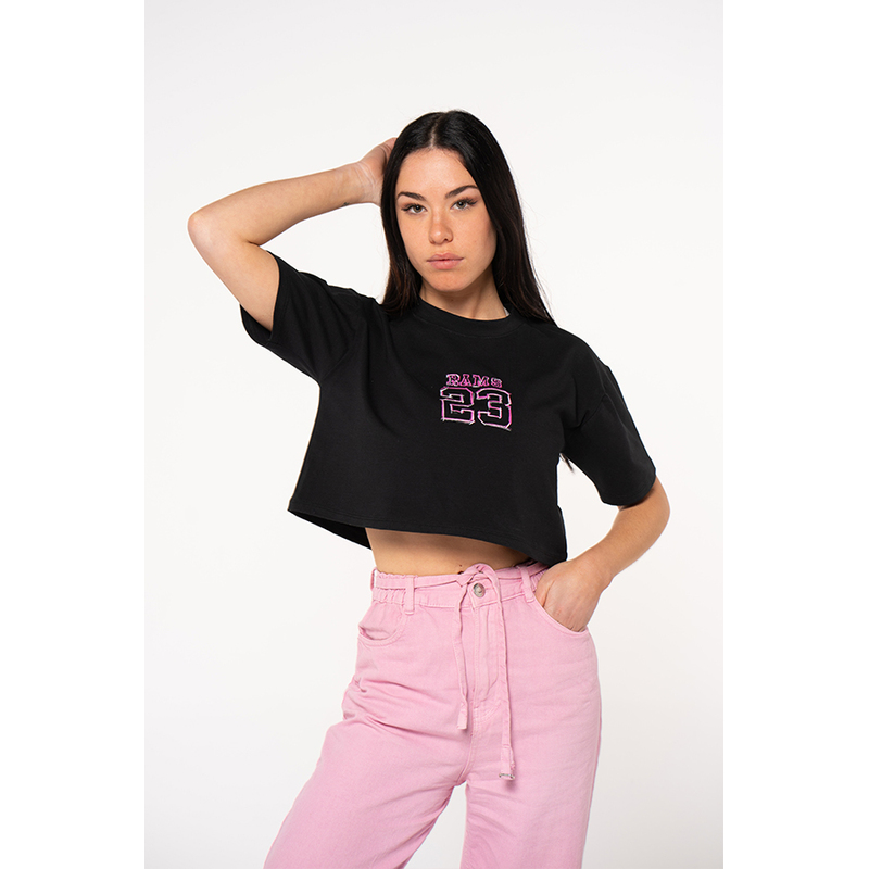Camiseta de manga curta Rams 23 com estampa de giz
