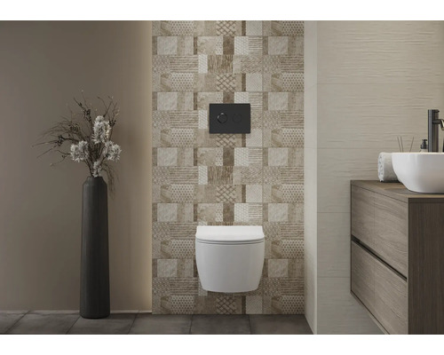 Aardewerk wandtegel SARAGOSSA beige 30 x 60 x 0,8 cm zijdemat (lappato)