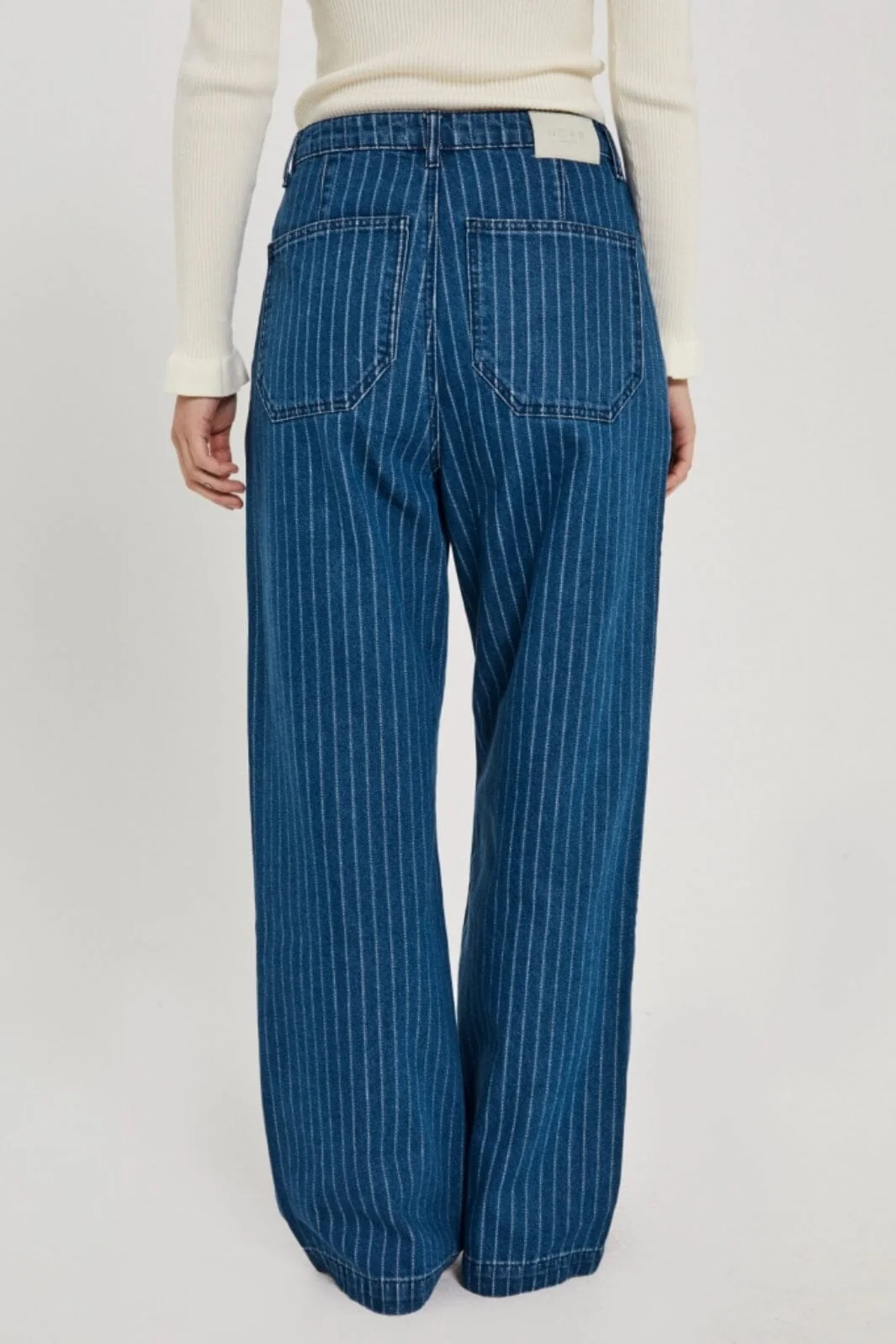 Norr Kenzie Pleat Wide Jeans