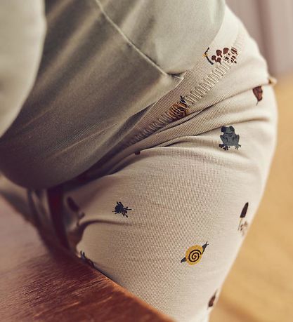 M?Slå Leggings - Forest - Soft Green/Mustard/Bark