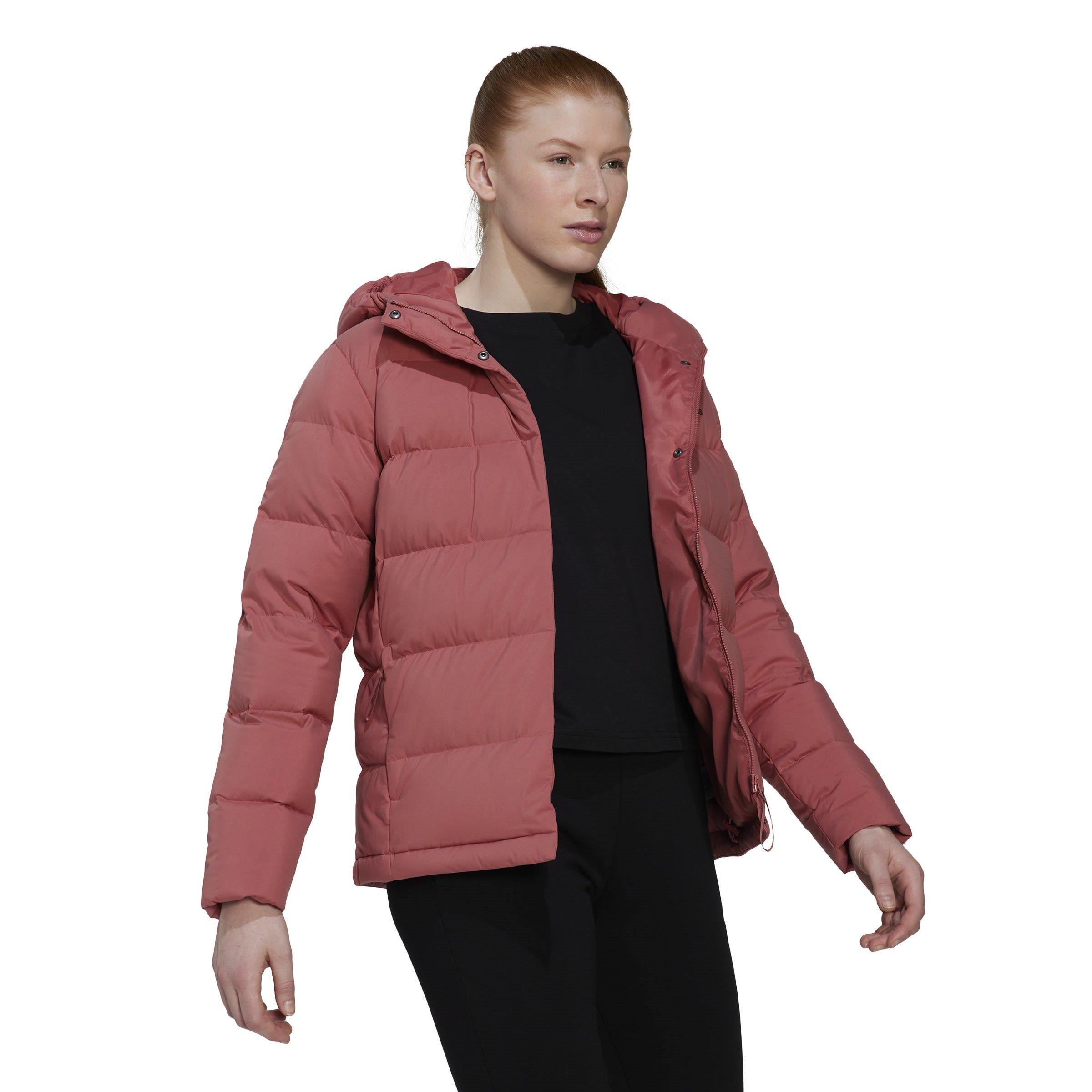 adidas Helionic Hooded Down Jacket Womens