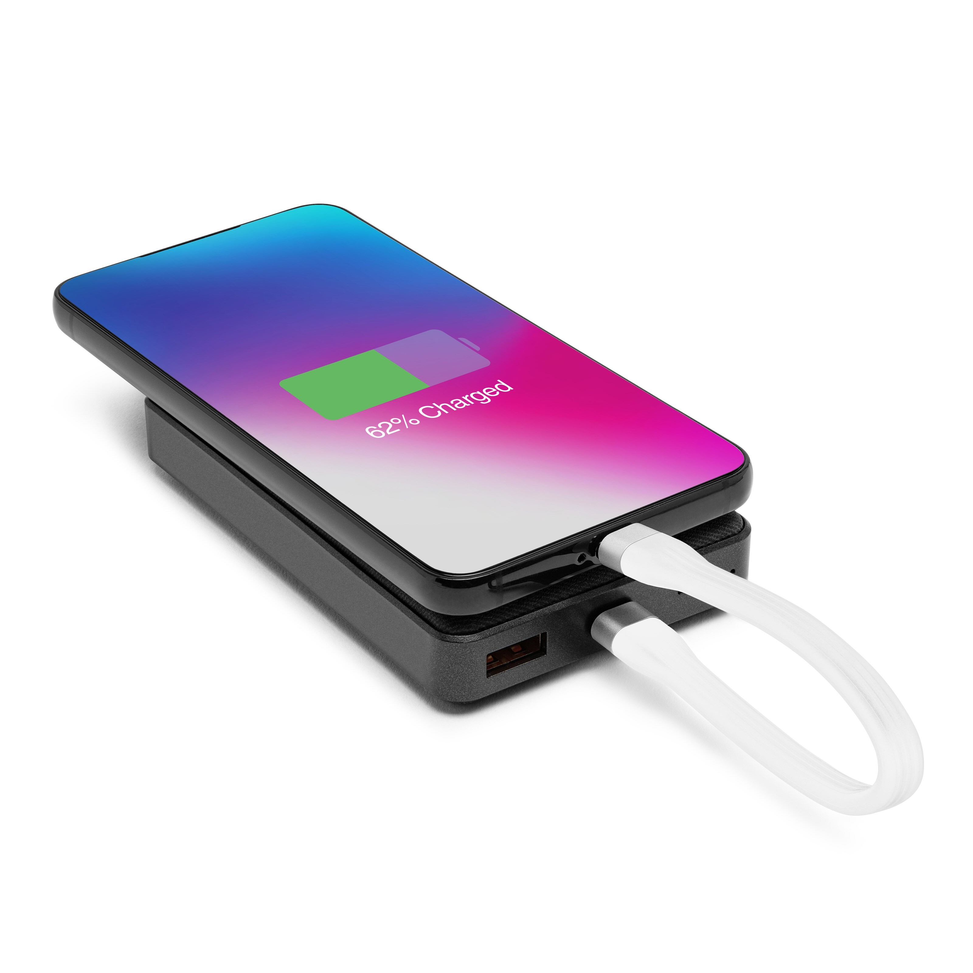 Linocell Flat USB-C til Lightning-kabel 13 cm