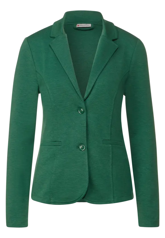 Basic Piqué Blazer - fresh spring green
