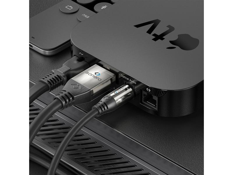 sonero Audio-Adapter S-OCA001 Toslink - Toslink Premium optischer Toslink Audio Splitter