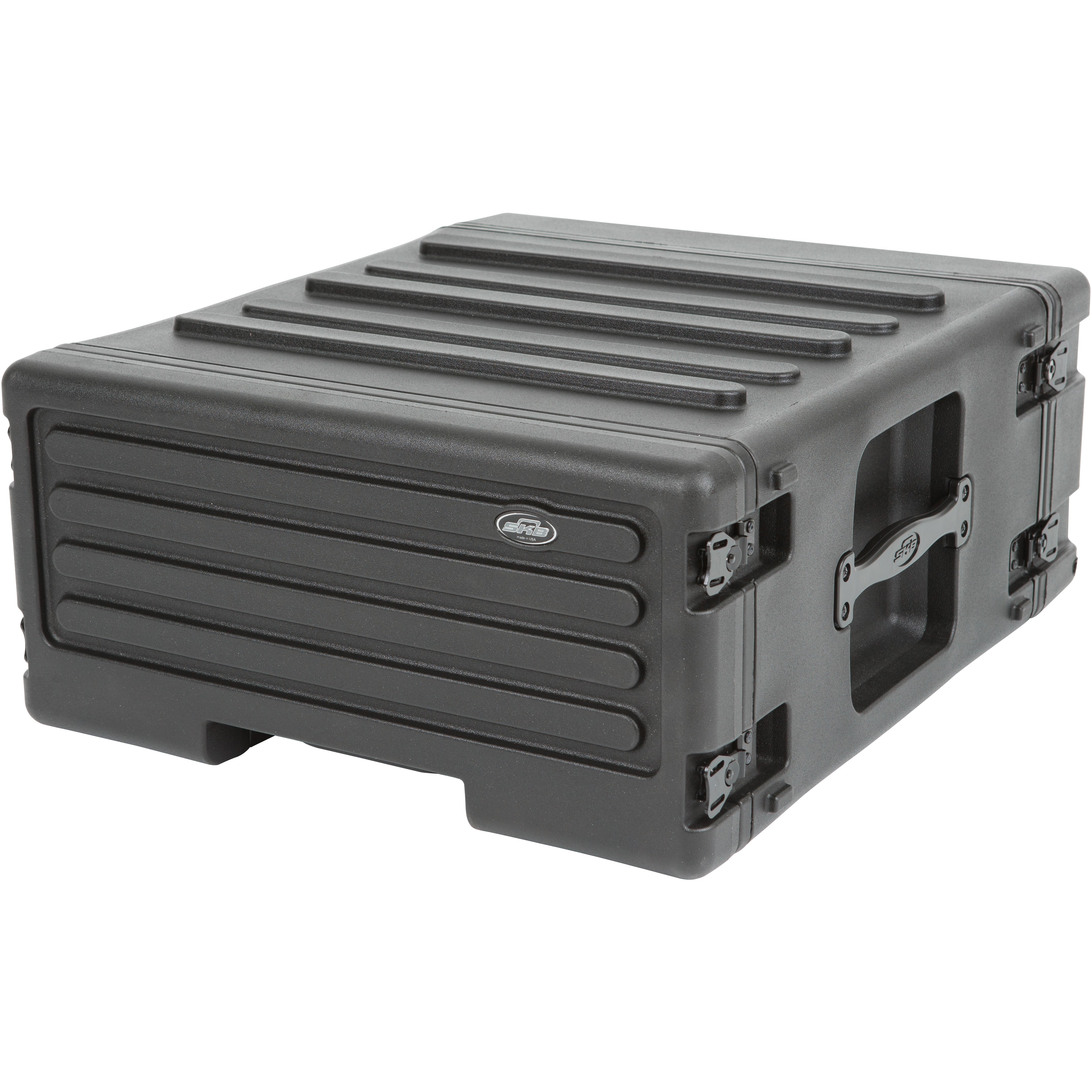 SKB 1SKB-R4UW 4U Rolling Roto Rack 19 inch flightcase trolley 4U