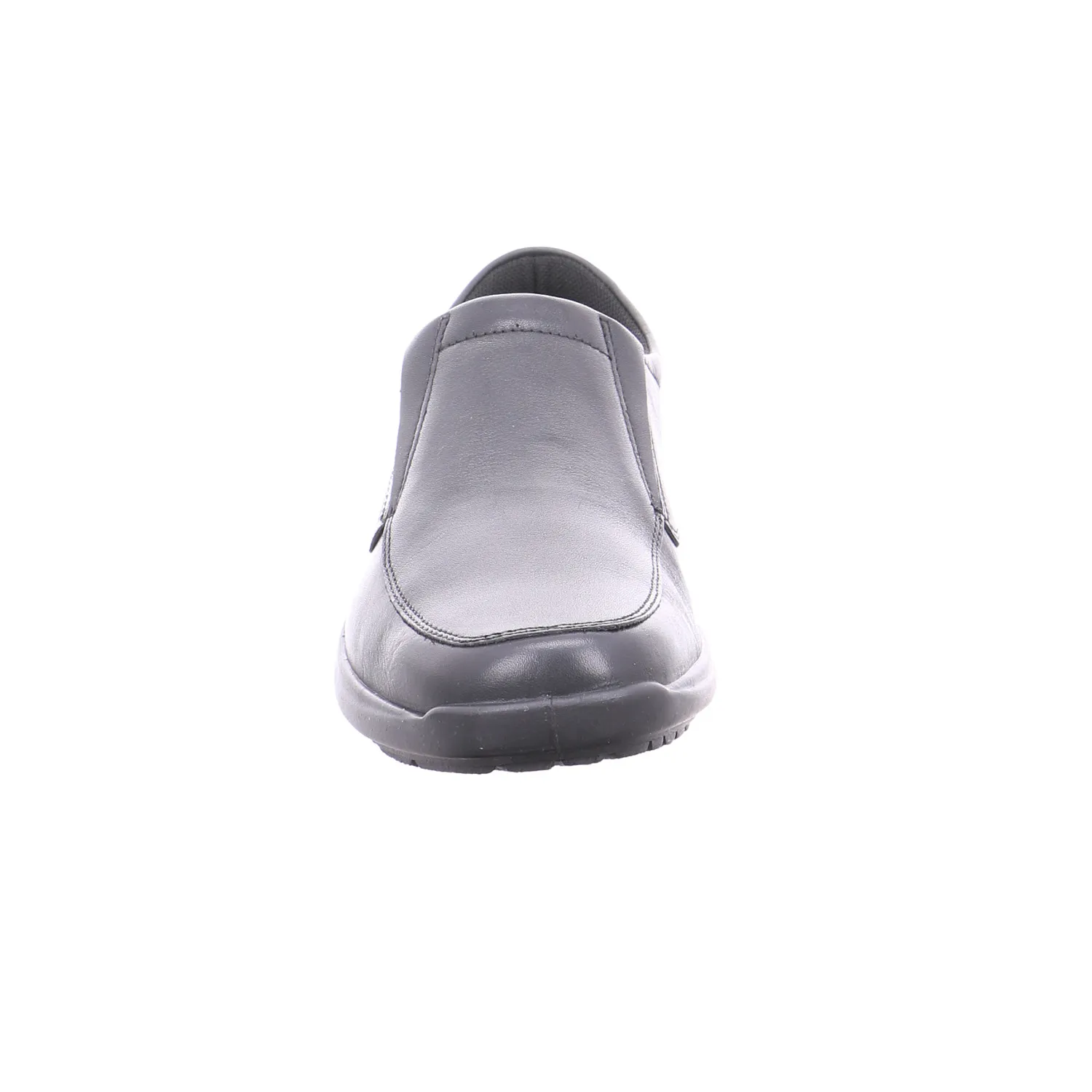 IMAC Halbschuh-Schlüpfer Schwarz Leder