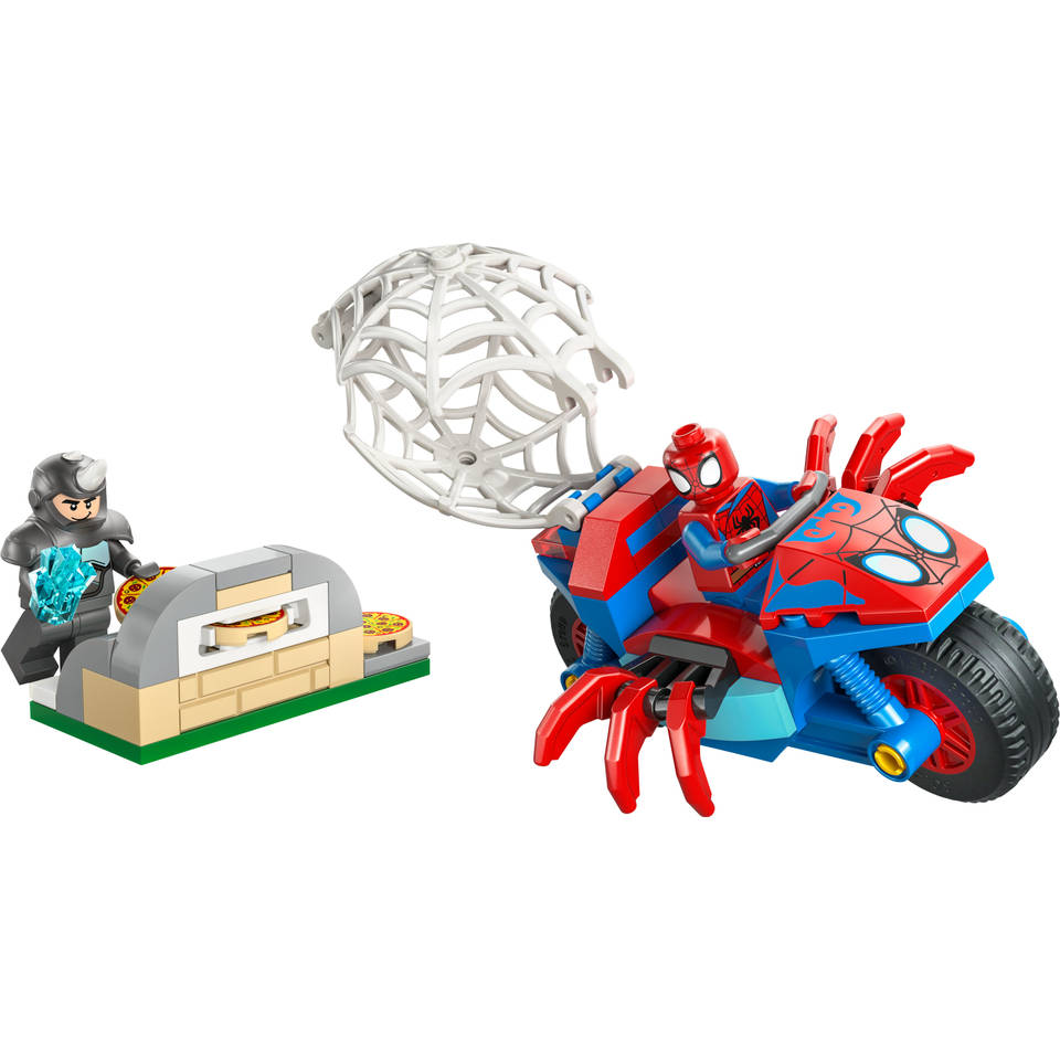 LEGO Marvel Spidey op zijn motor vs. Rhino 11206