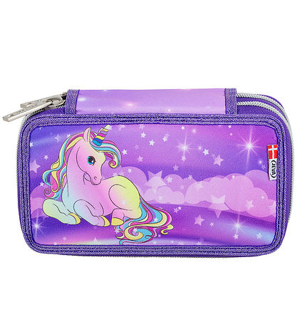 Jeva Federtasche m. Inhalt - Twozip - Unicorn Friends