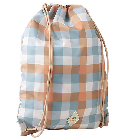 Fabelab Turnbeutel - Multi Print - Cottage Blue Schecks