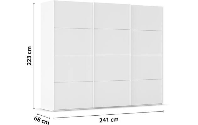 Kledingkast Finca Mat Glas