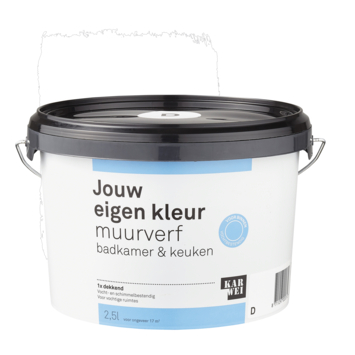 KARWEI Muurverf badkamer & keuken mat 2,5 liter