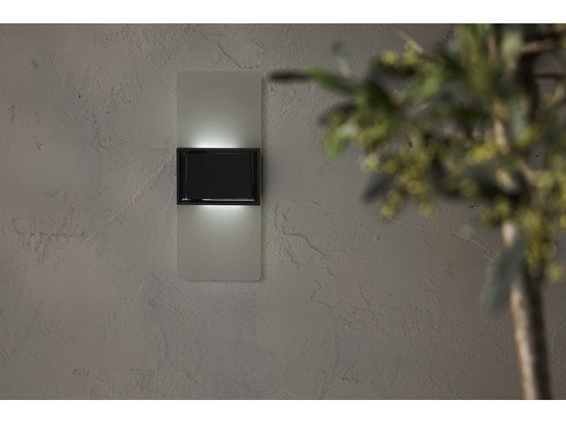 Star Trading Wandleuchte Wally Frost Warm/Kaltweiss, 2 LEDS Solar-Wandleuchte
