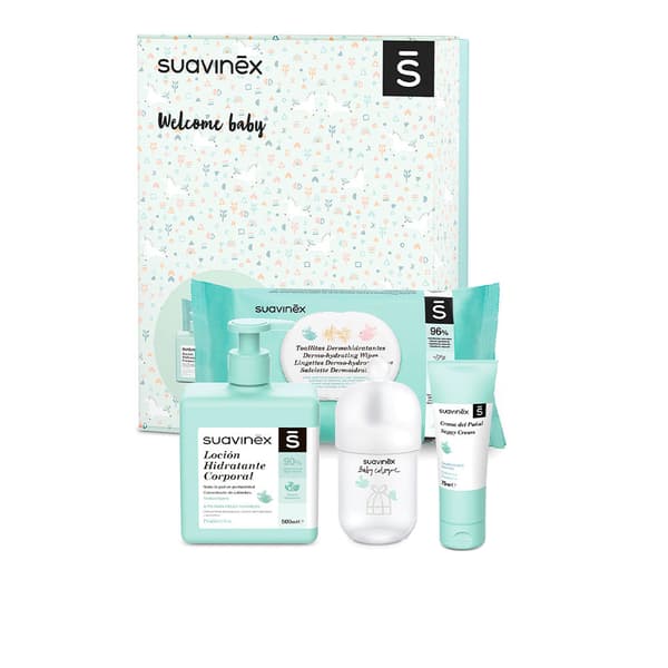 SUAVINEX CHILDREN'S COSMETIC BASKET #BLUE 4 pieces