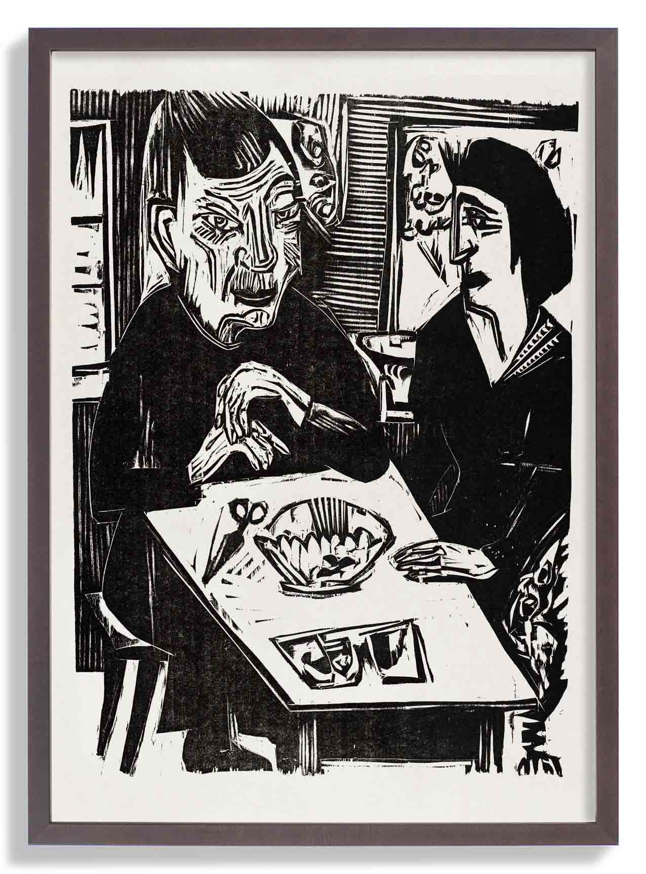Alte und junge Frau von Ernst Kirchner