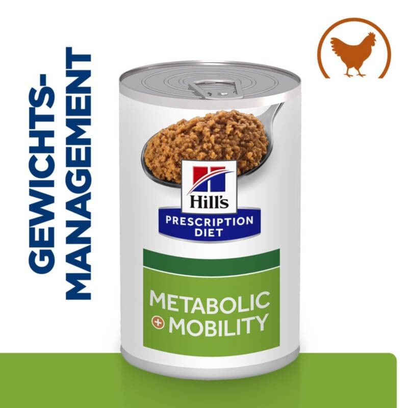 Hill's Prescription Diet Metabolic Mobility j/d - Hondenvoer - 0.37 Kilogram - kip