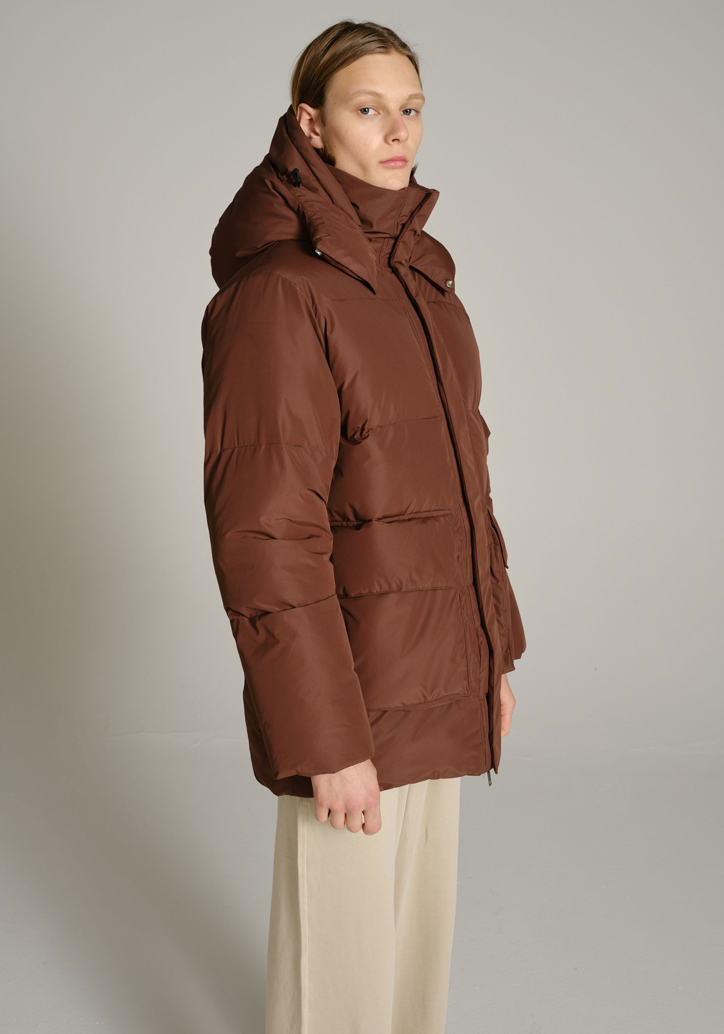Embassy of Bricks and Logs Puffer-Jacke Astoria Brown