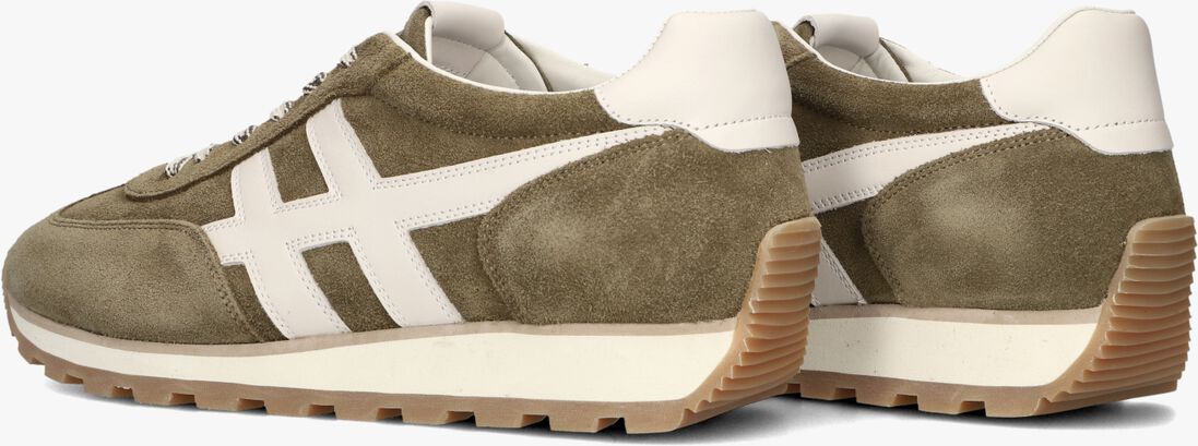 groene hogan lage sneakers h701 allacciato h