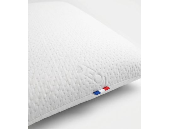 H&H - Oreiller rectangle Altitude 70 x 40 cm, Mousse visco, ferme