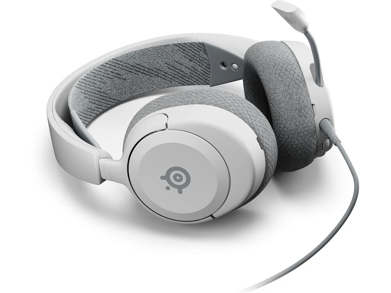 Steel Series Headset Arctis Nova 1P Weiss Steelseries Arctis Nova 1P kabelgebundene Gaming-Kopfhörer mit Kopfband, Weiss