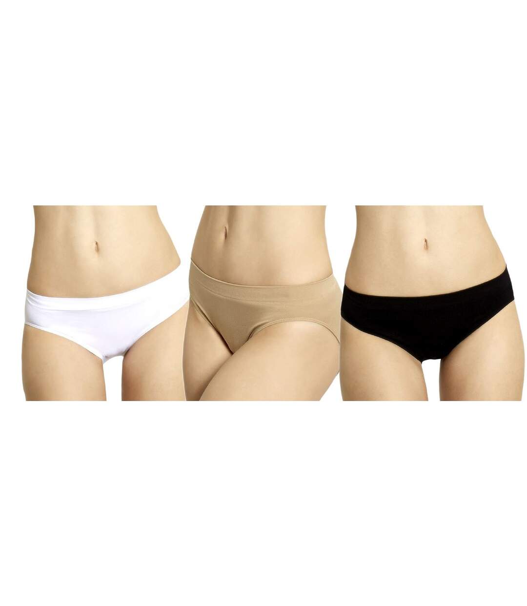 Culotte Unie pour Femme Qualité et Confort Pack de 6 Culottes 08030101