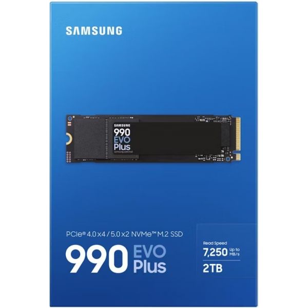 SSD Samsung 2TB 990 EVO Plus M.2 PCIe 5.0 NVMe 2.0