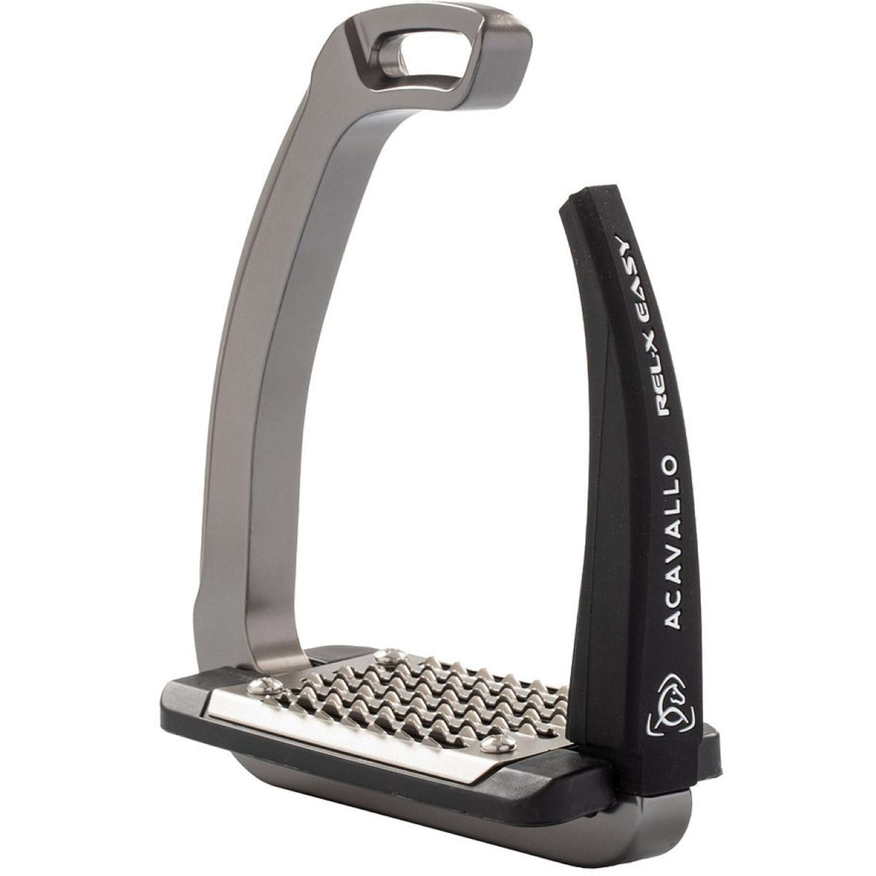 Acavallo Stijgbeugels REL-X Easy Titanium/Zwart