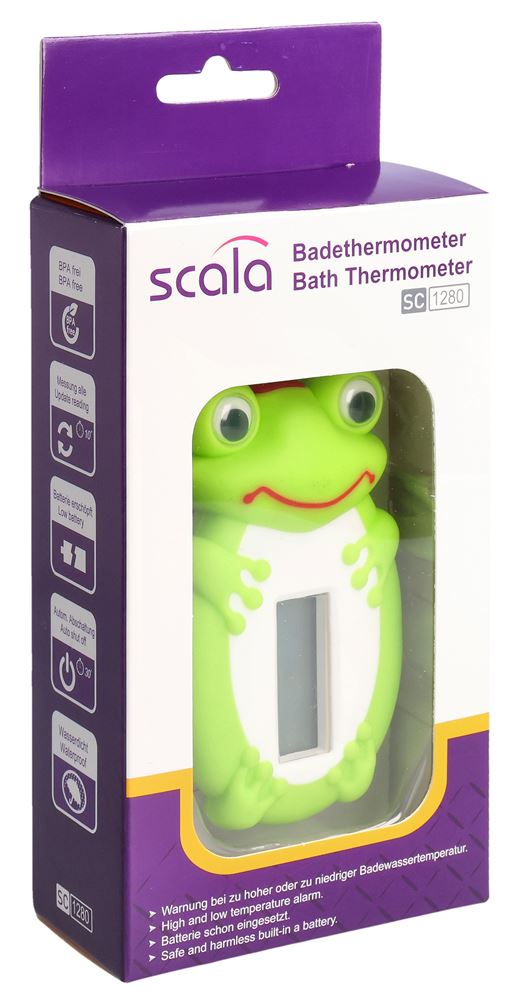 Scala Digitales Badethermometer SC 1280P Frosch 1 Stk