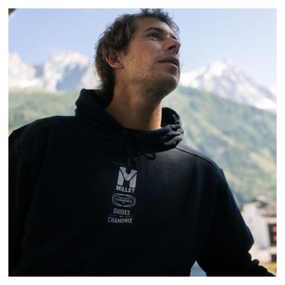 Sweatshirt Millet Compagnie des guides Chamonix Noir Homme