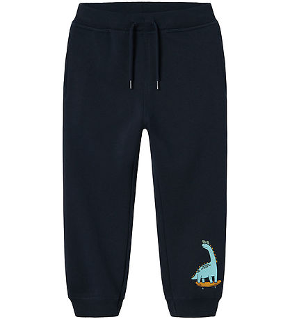 Name It Sweats?t - NmmVimo - Dark Sapphire m. Dinosaurer