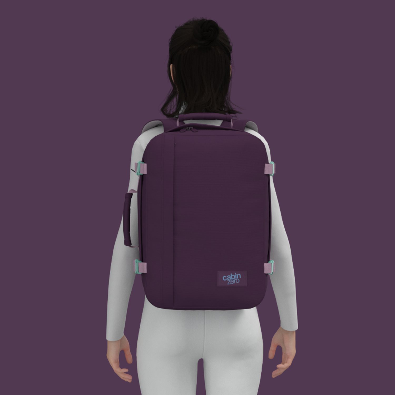 CabinZero Classic 36L Ultra Light Cabin Bag midnight purple