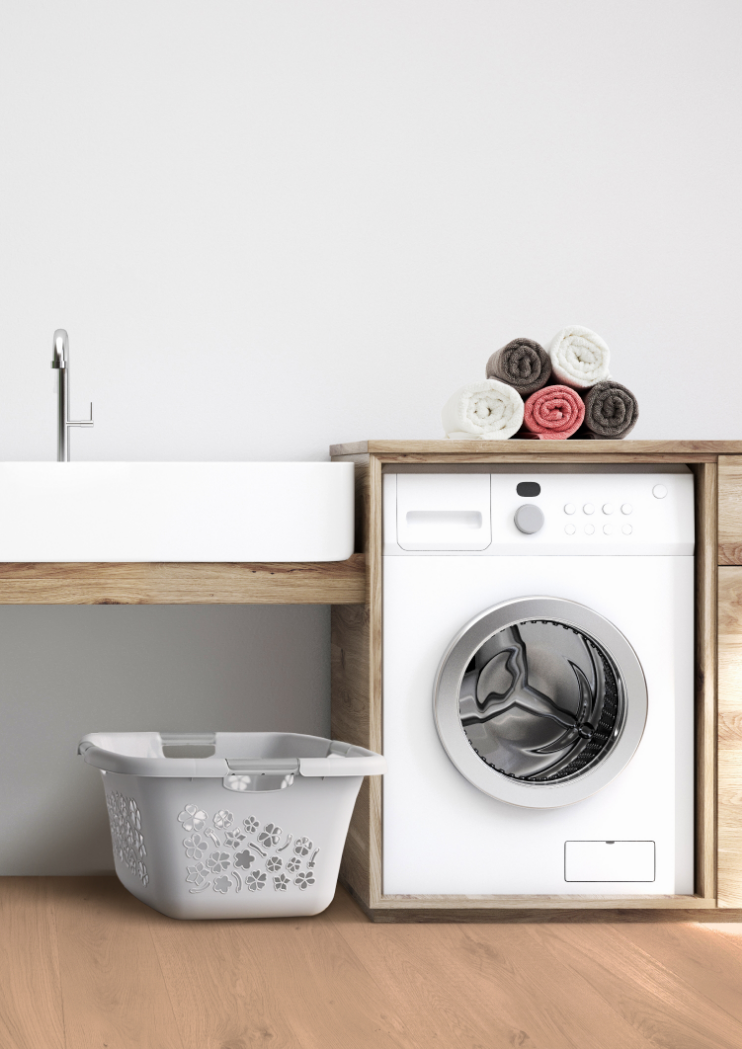 Rotho | Wasmand | 50 L Koelgrijs