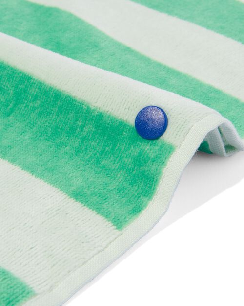 poncho de plage enfant 68x78 rayures