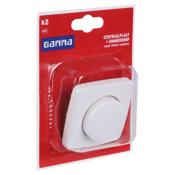 GAMMA K2 Centraalplaat Dimmer Wit