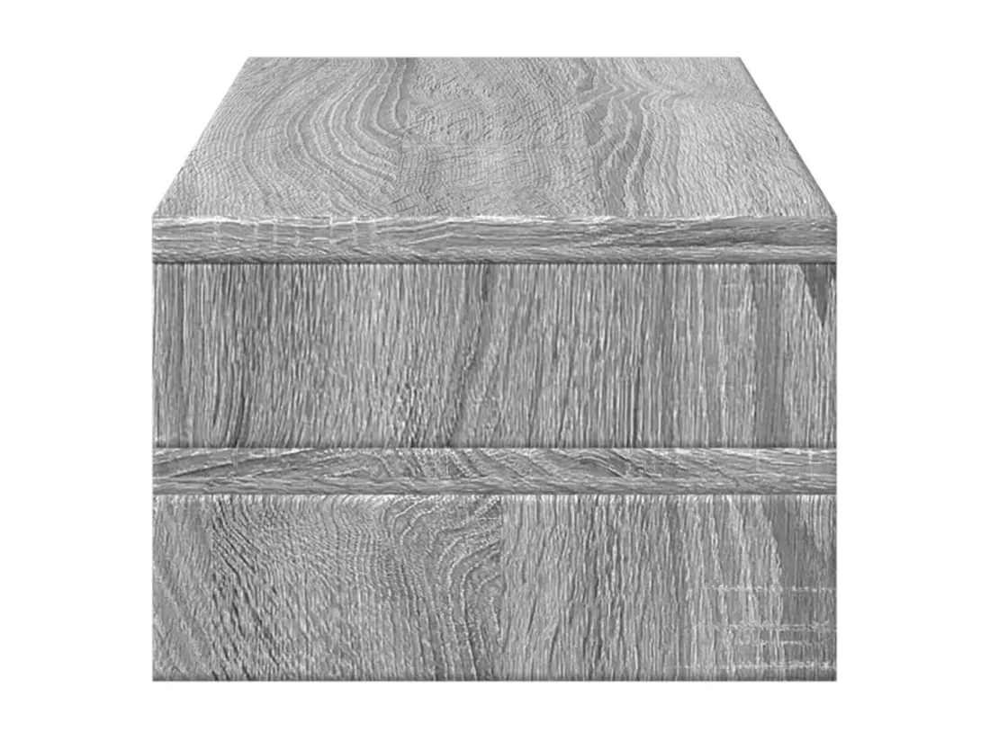 Support de moniteur sonoma gris 54x22x15 cm bois d'ingénierie