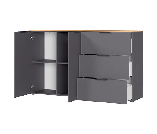 Sideboard »CALIFORNIA«, graphit, klein
