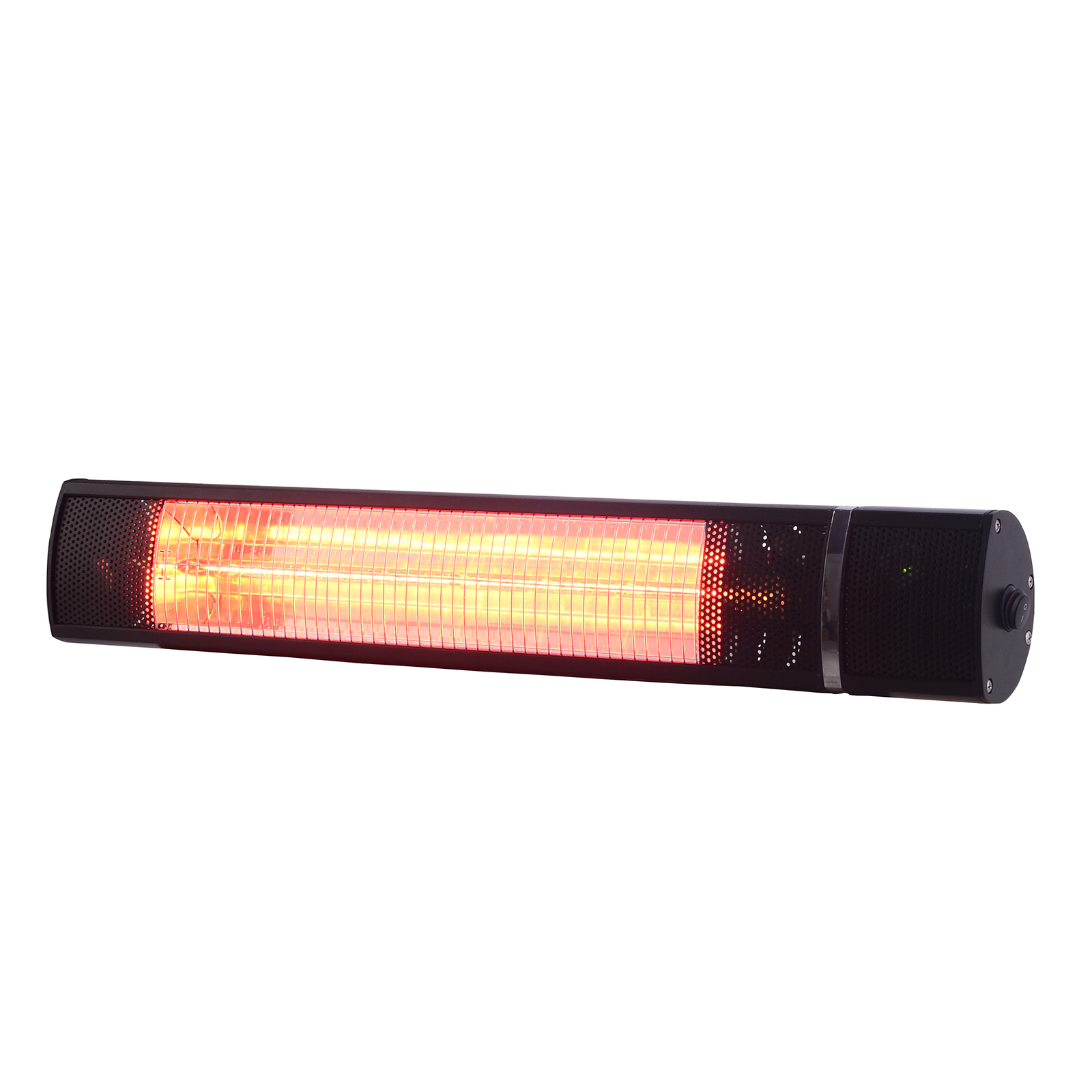 Infrarot-Heizstrahler - schwarz - 63 cm breit