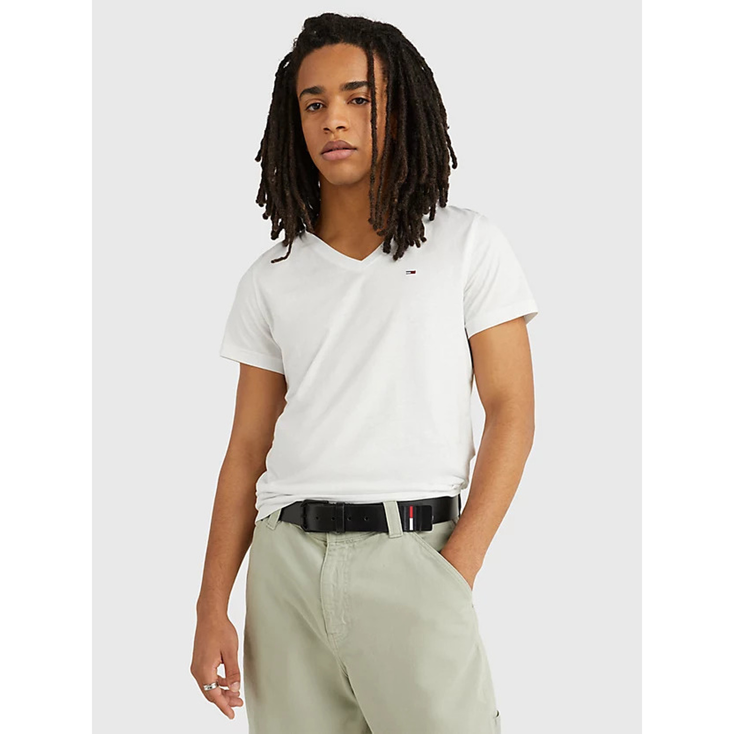 Tommy Jeans TJM ORIGINAL JERSEY V NECK TEE