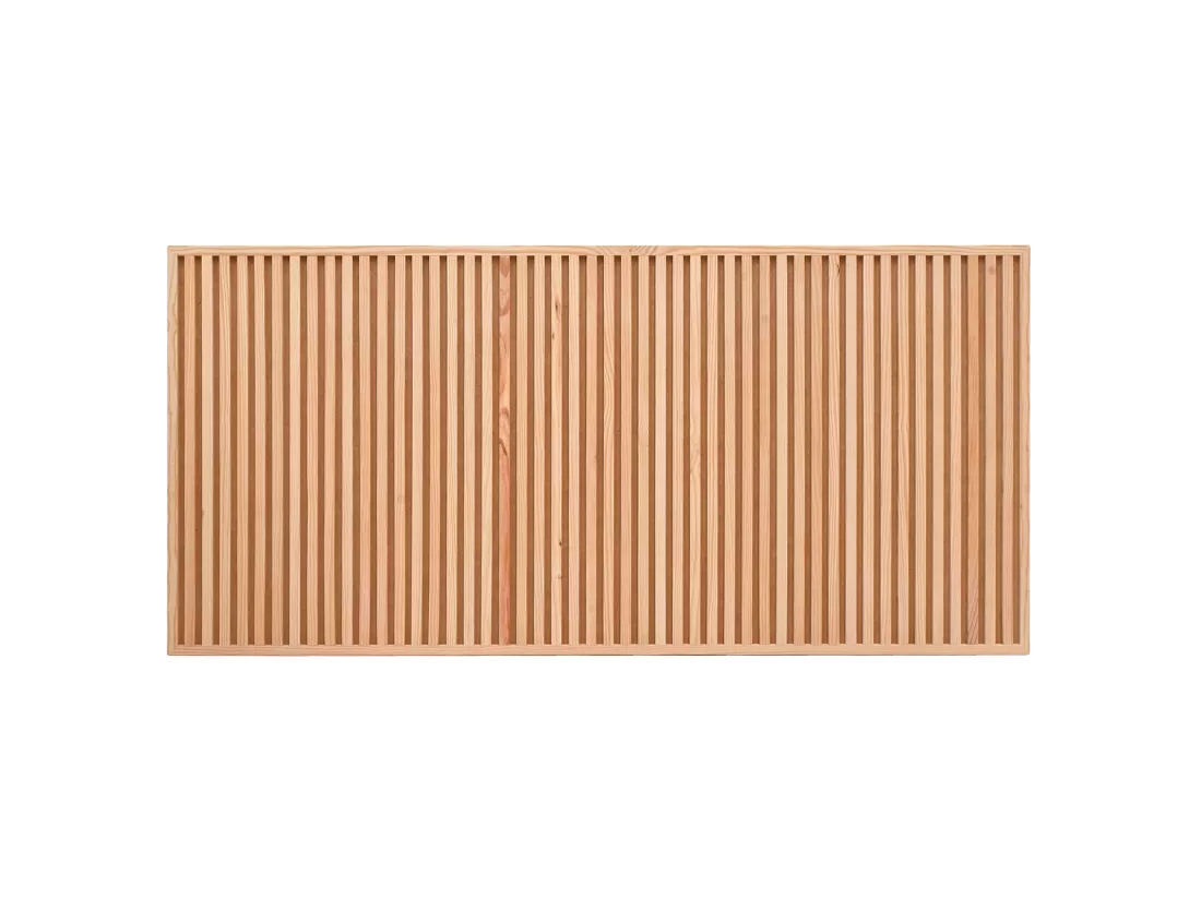 Tête de lit en bois de pin en teinte naturelle de 160x80cm - ION - DECOWOOD