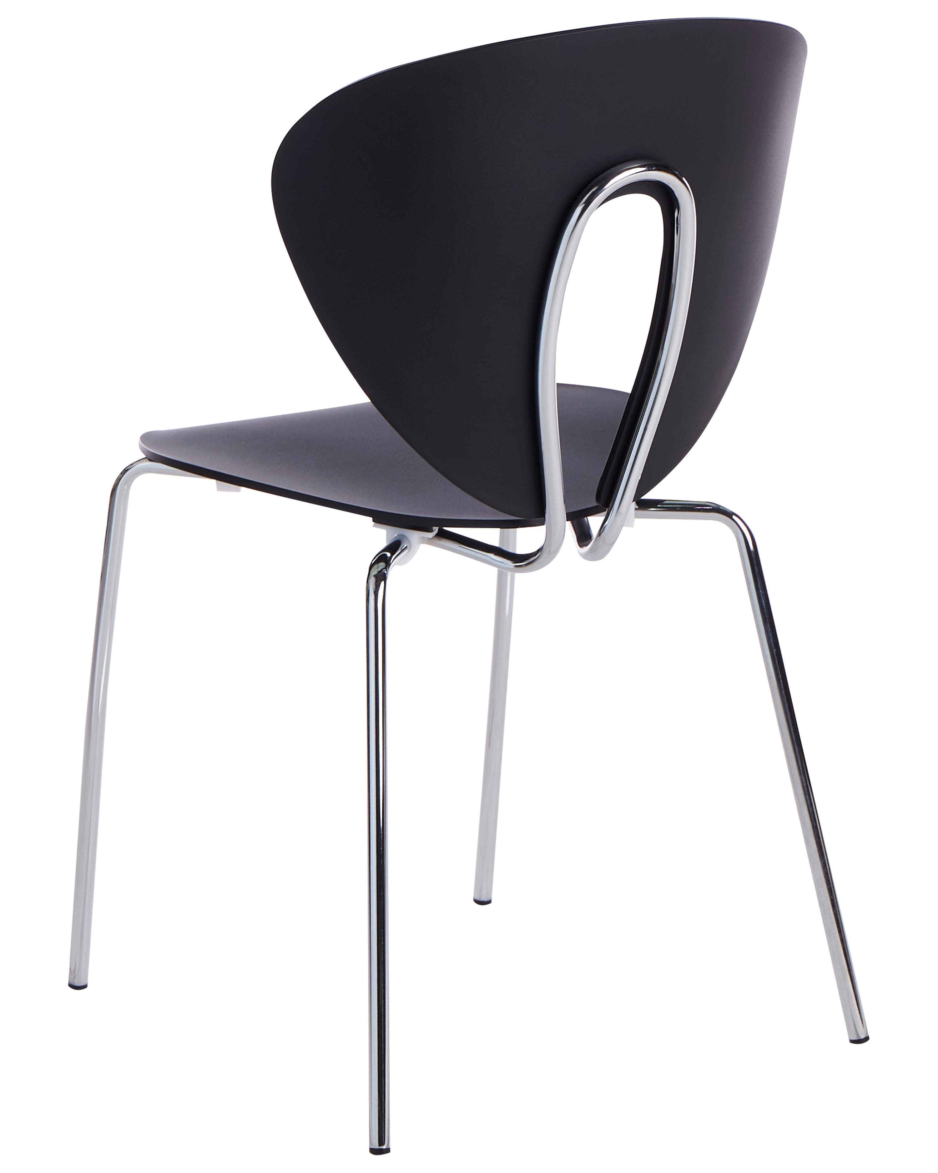 Set van 2 eetkamerstoelen TRACY Zwart