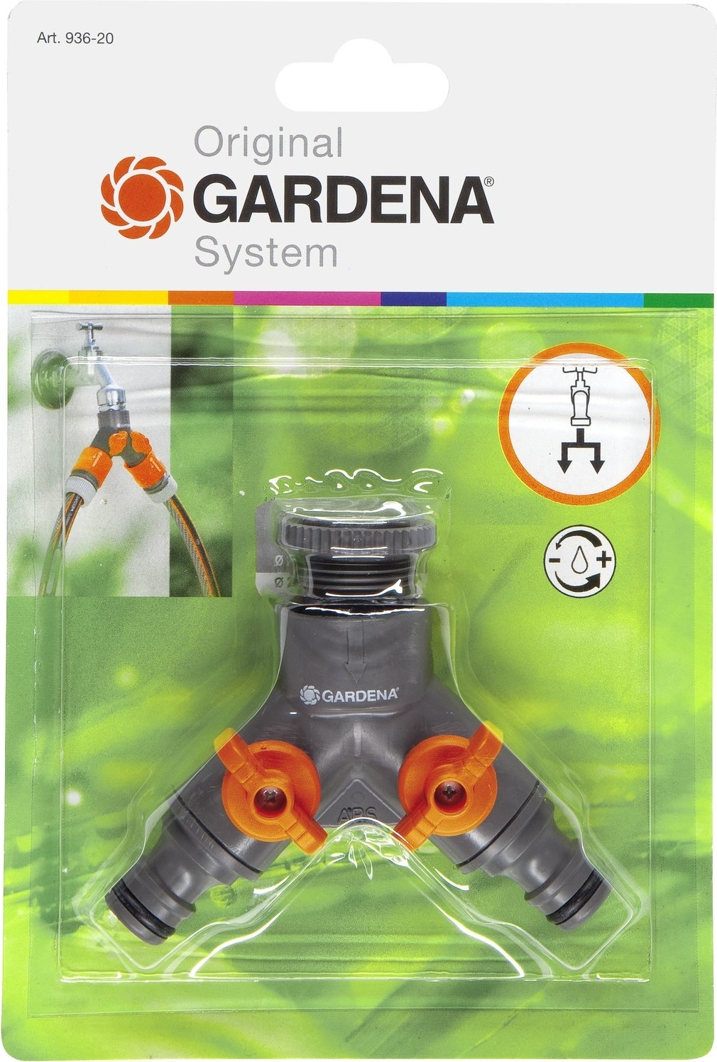 Gardena 2-weg ventiel