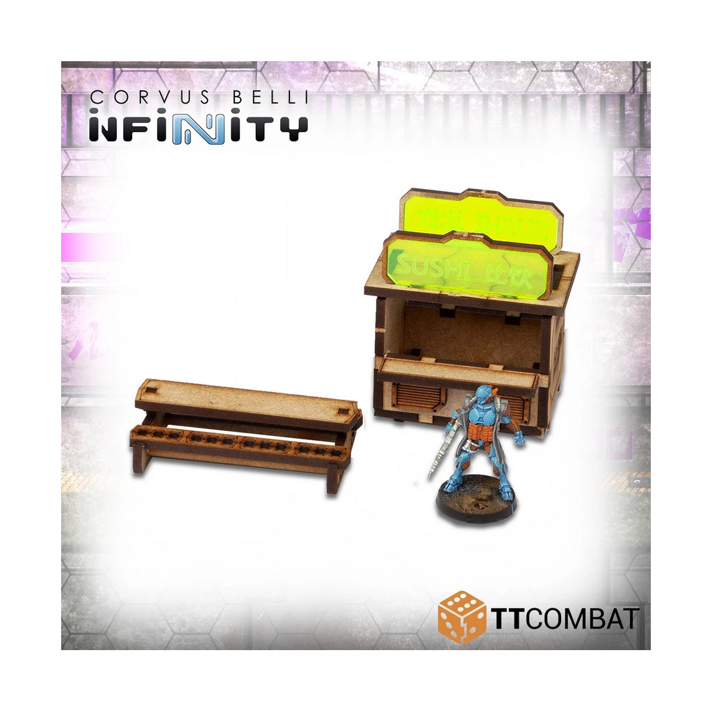 Sci-Fi Utopia - Food Stalls