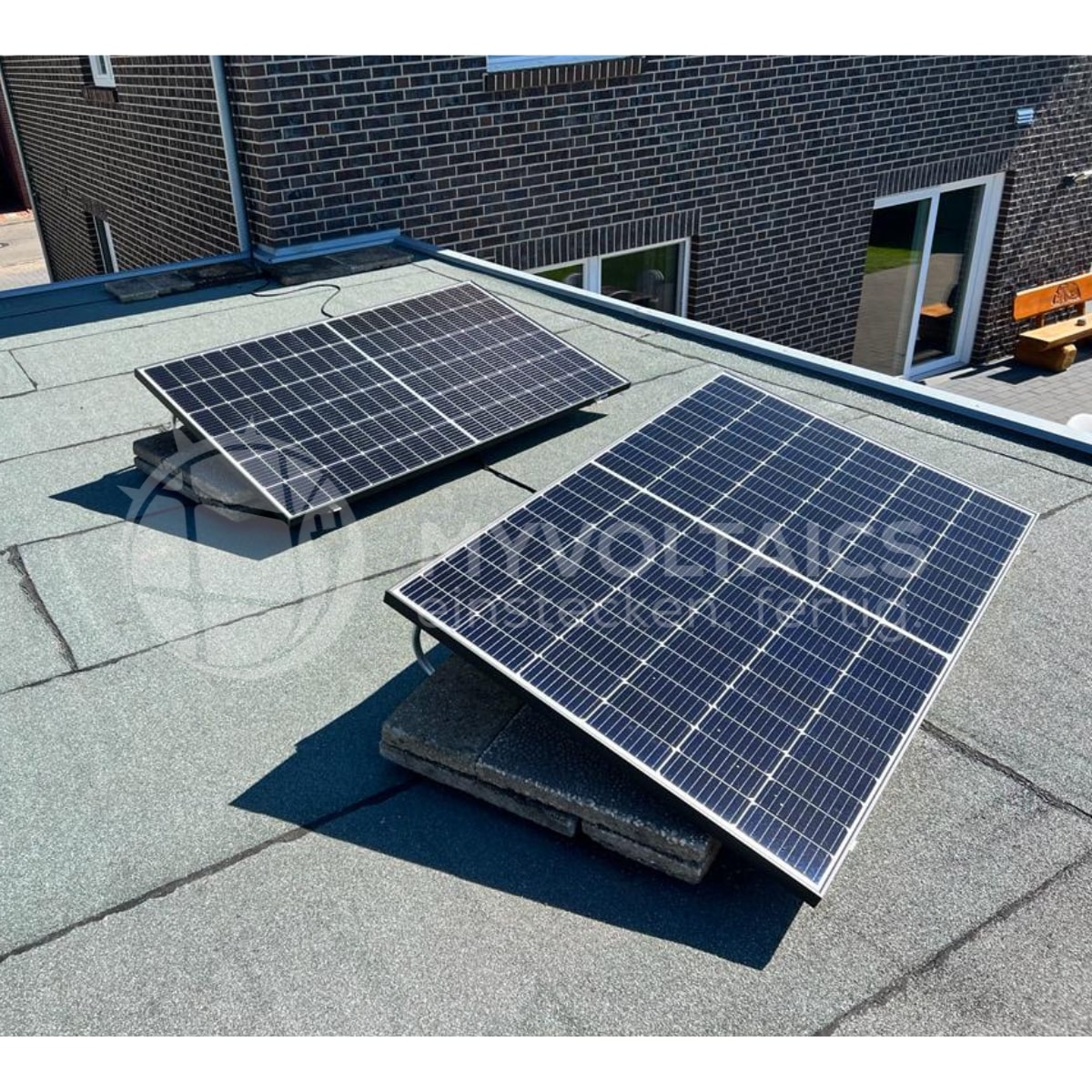 MyCarport Balkonkraftwerk 880+ Watt – Premium transparent Variante