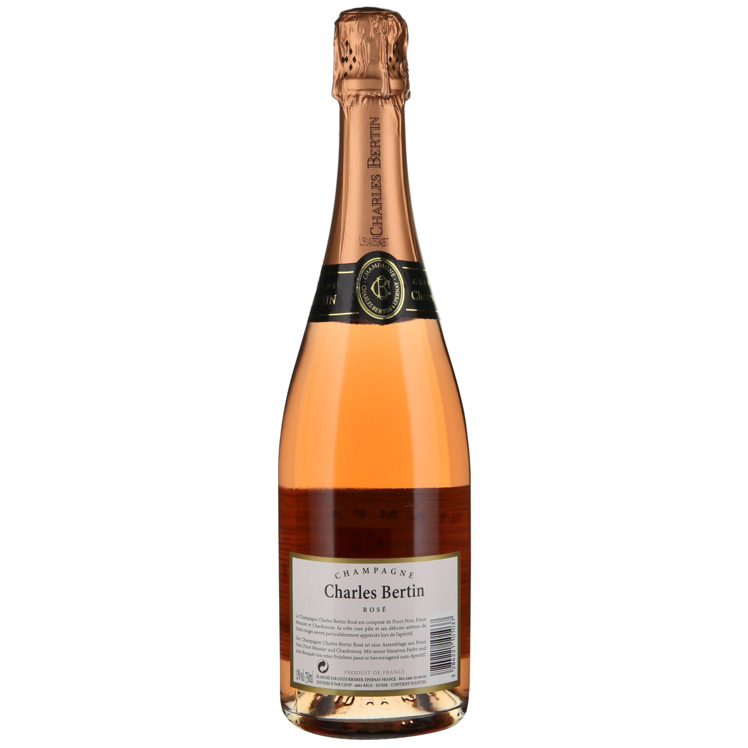 Champagne AOC Charles Bertin Rosé brut -75cl