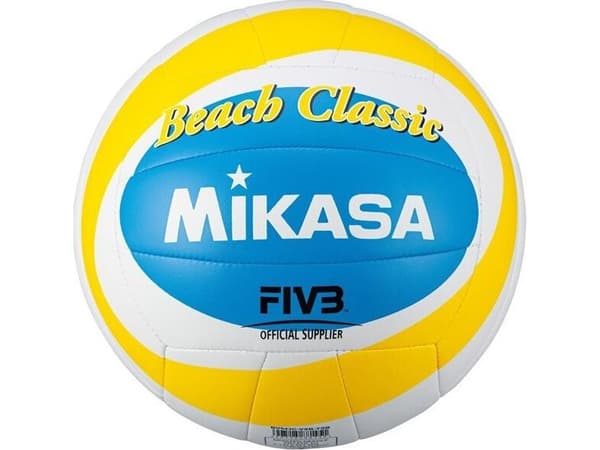 Beachvolleyball Mikasa Beach Classic hvit-gul-blå BV543C-VXB-YSB - 5
